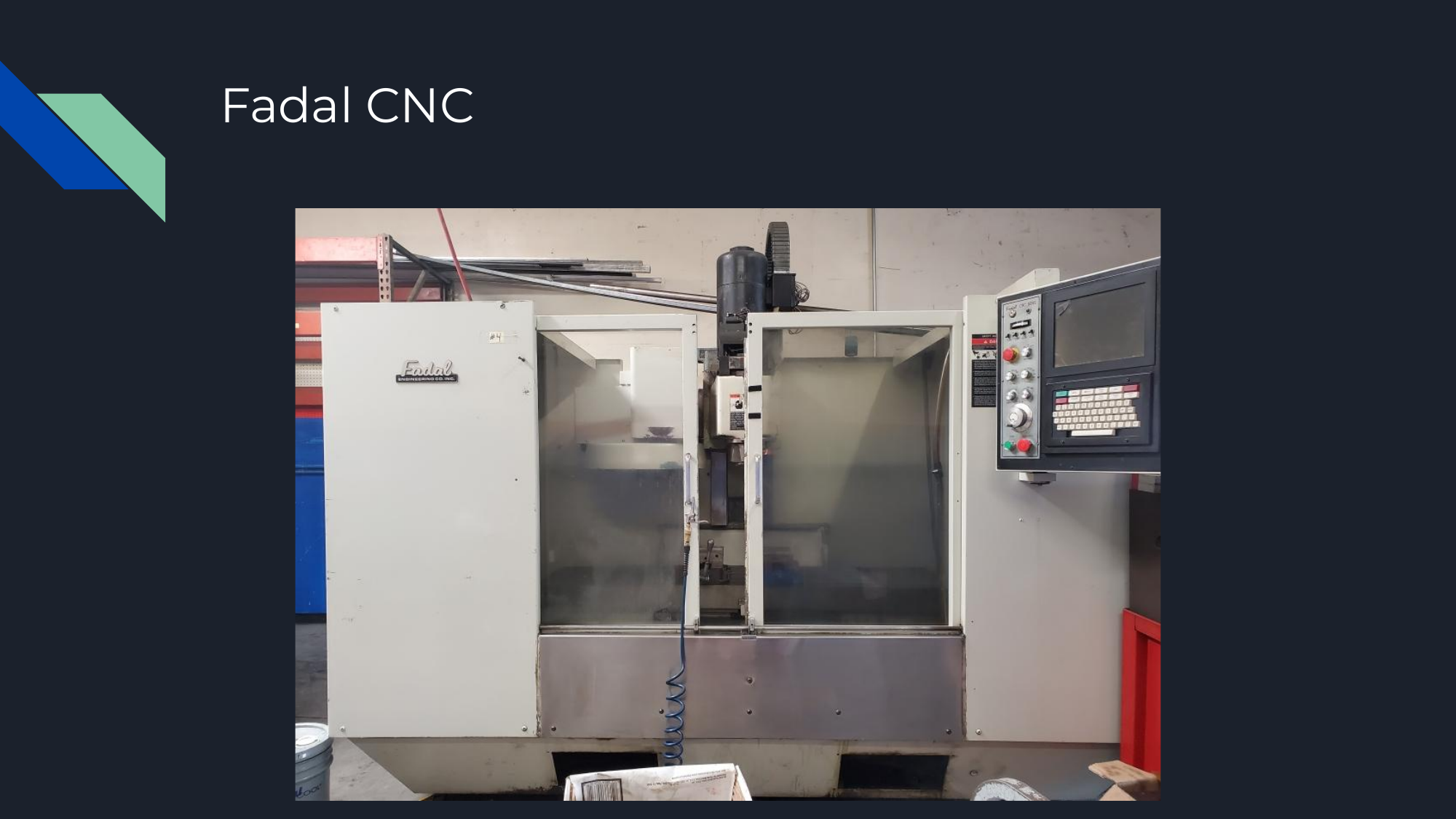Shop machinery at A P Precision Metal Fab